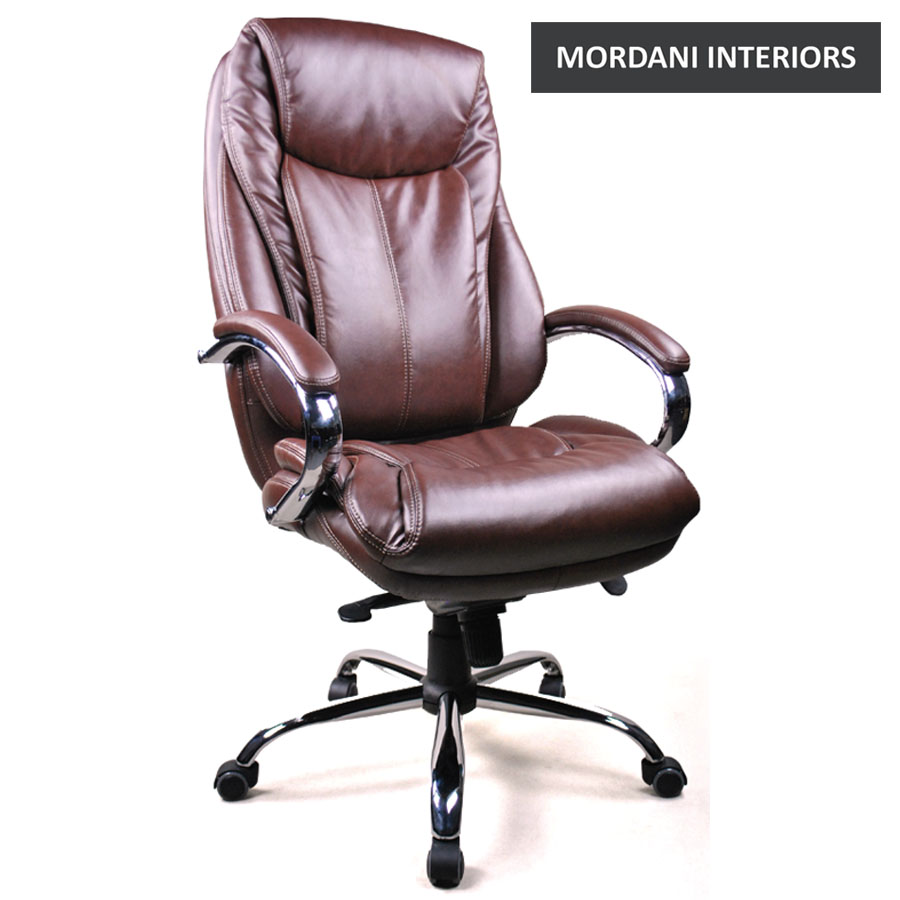 Demas High Back Leather Office Chair